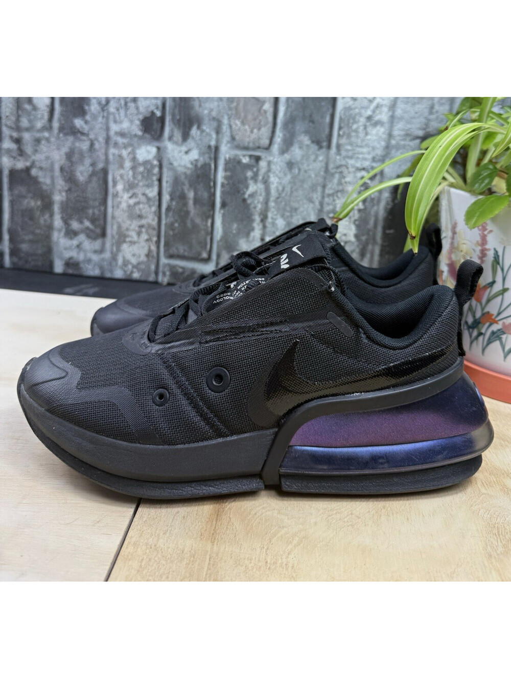 Nike Air Max Up NRG Iridescent Black/Purple Low Top Lace-Up Sneaker CK4124-001